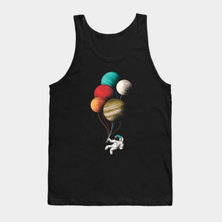 Astronaut Balloons Tank Top